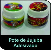 Pote de Jujuba  Adesivado