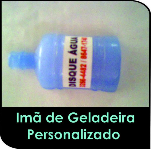 Imã de Geladeira Bot. de água Adesivado